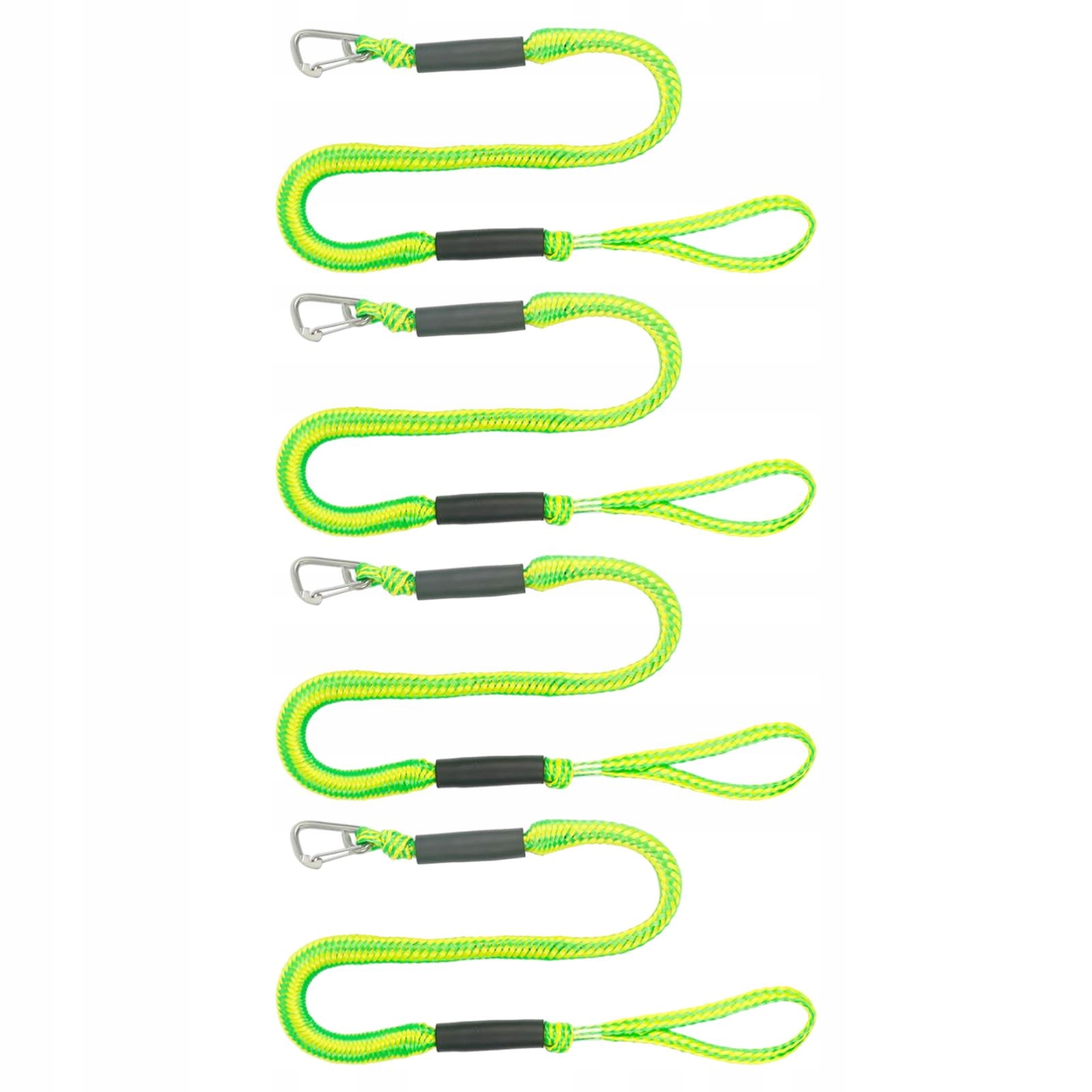 Мотузка Для Причалу Для Човнів Durable Dock Line, Мотузки Для Човнів Stretch Shock Green 4 Шт.