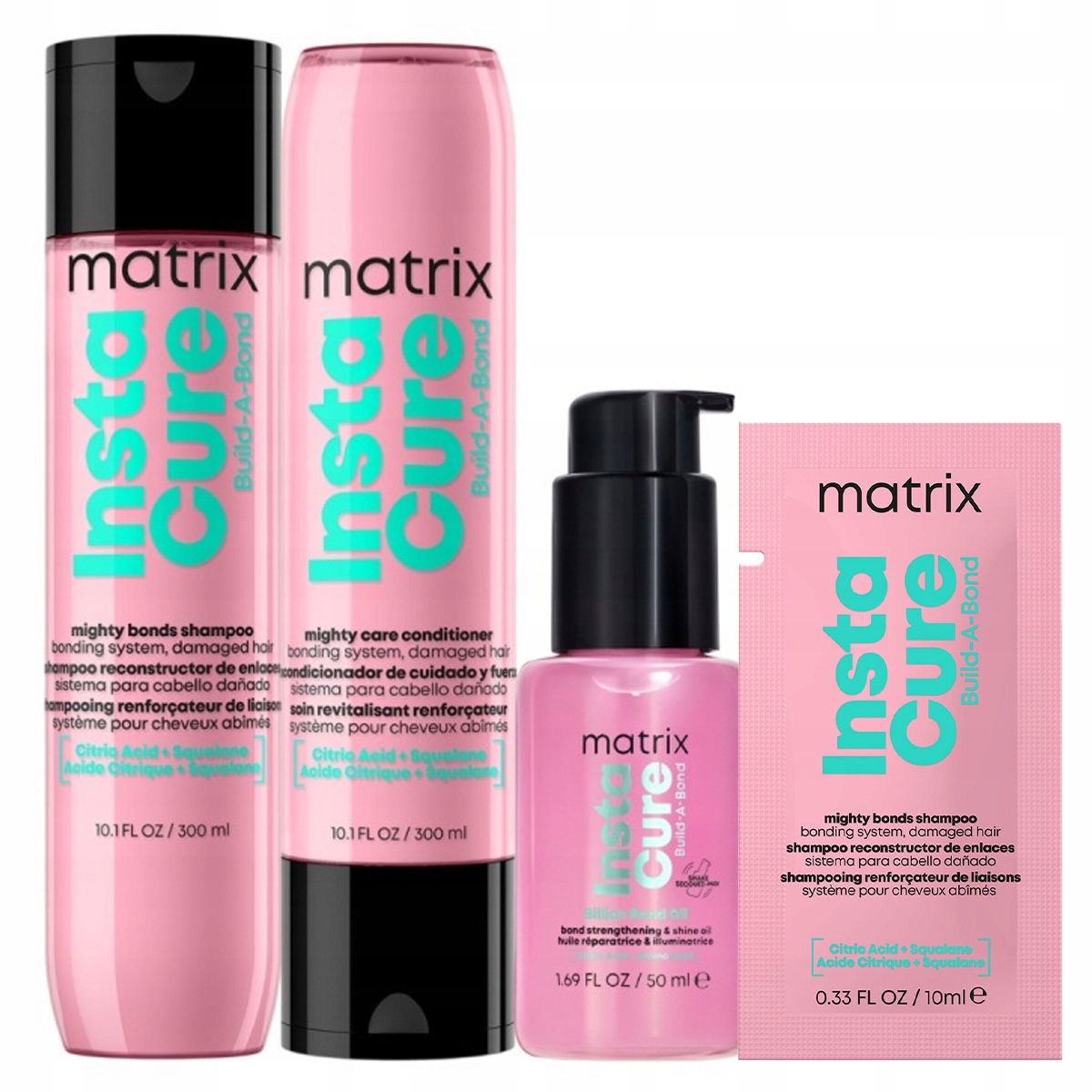Matrix Instacure šampon kondicionér olej 50 ml Dárek