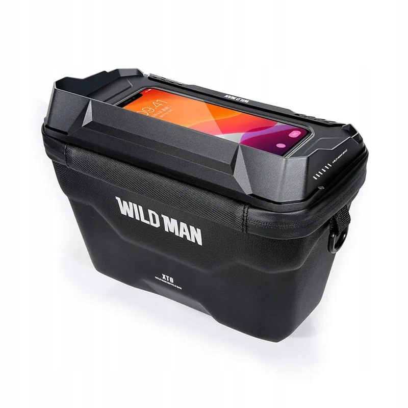 Cyklistická brašna Wildman XT8 na řídítka, zámek 3L, 4-7 palců