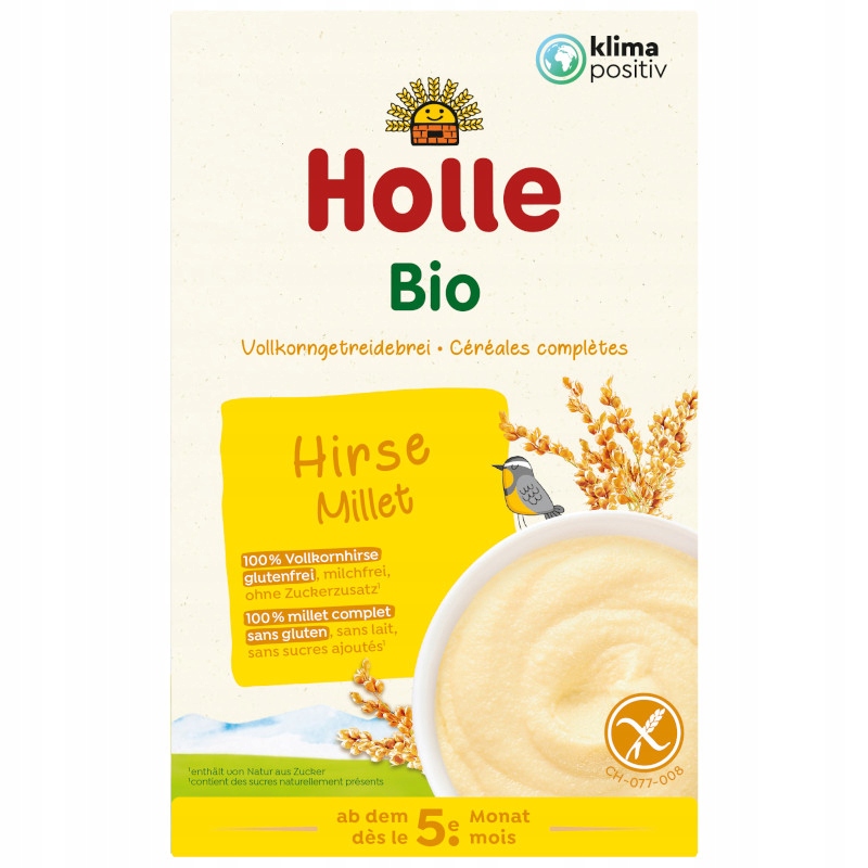 Kaszka Jaglana Pełnoziarnista Holle Bio Dla Dzieci Ekologiczna Bezmleczna
