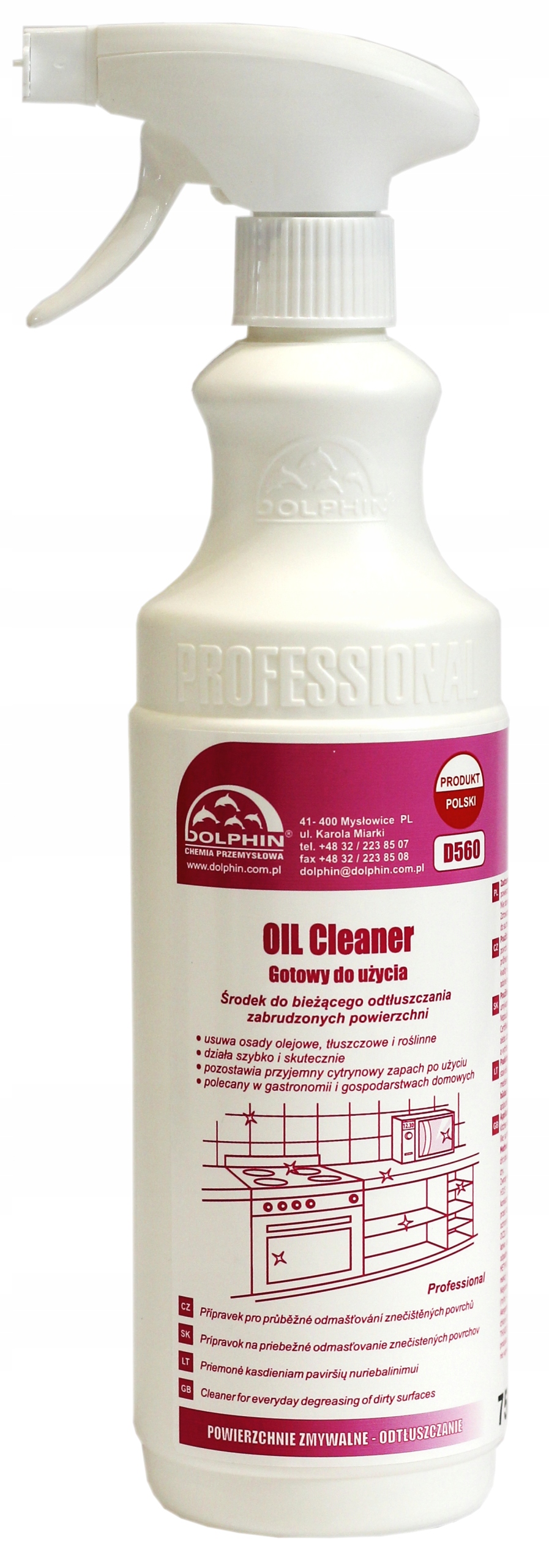 

Dolphin Oil Cleaner 0,75l wielofunkcyjne