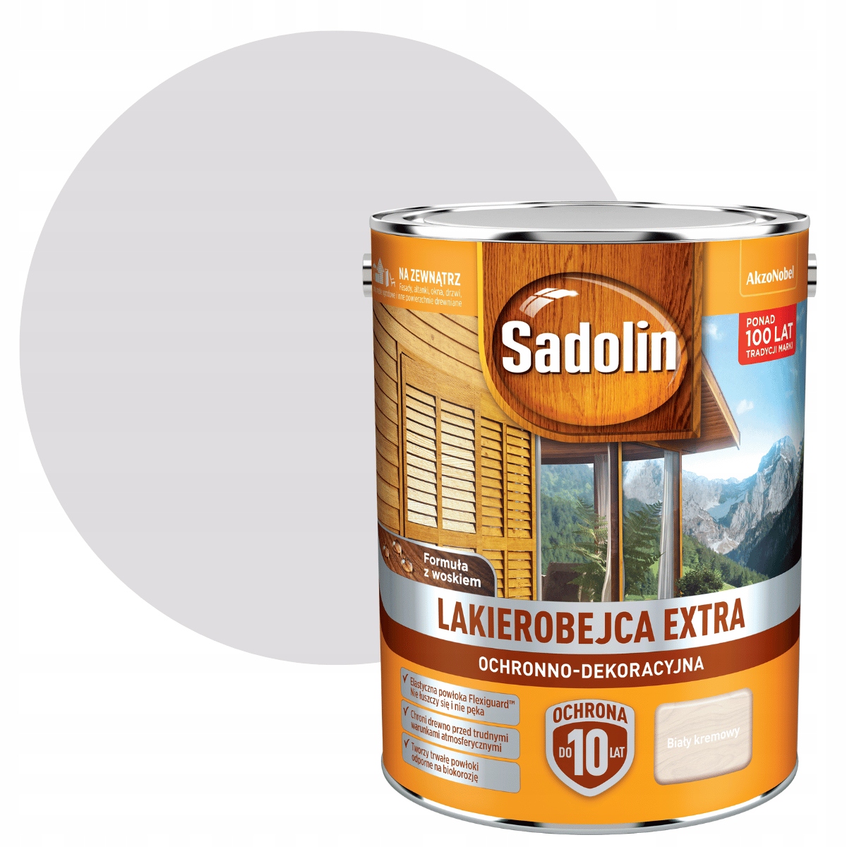 

Sadolin Extra 5L Lakierobejca Biały Kremowy
