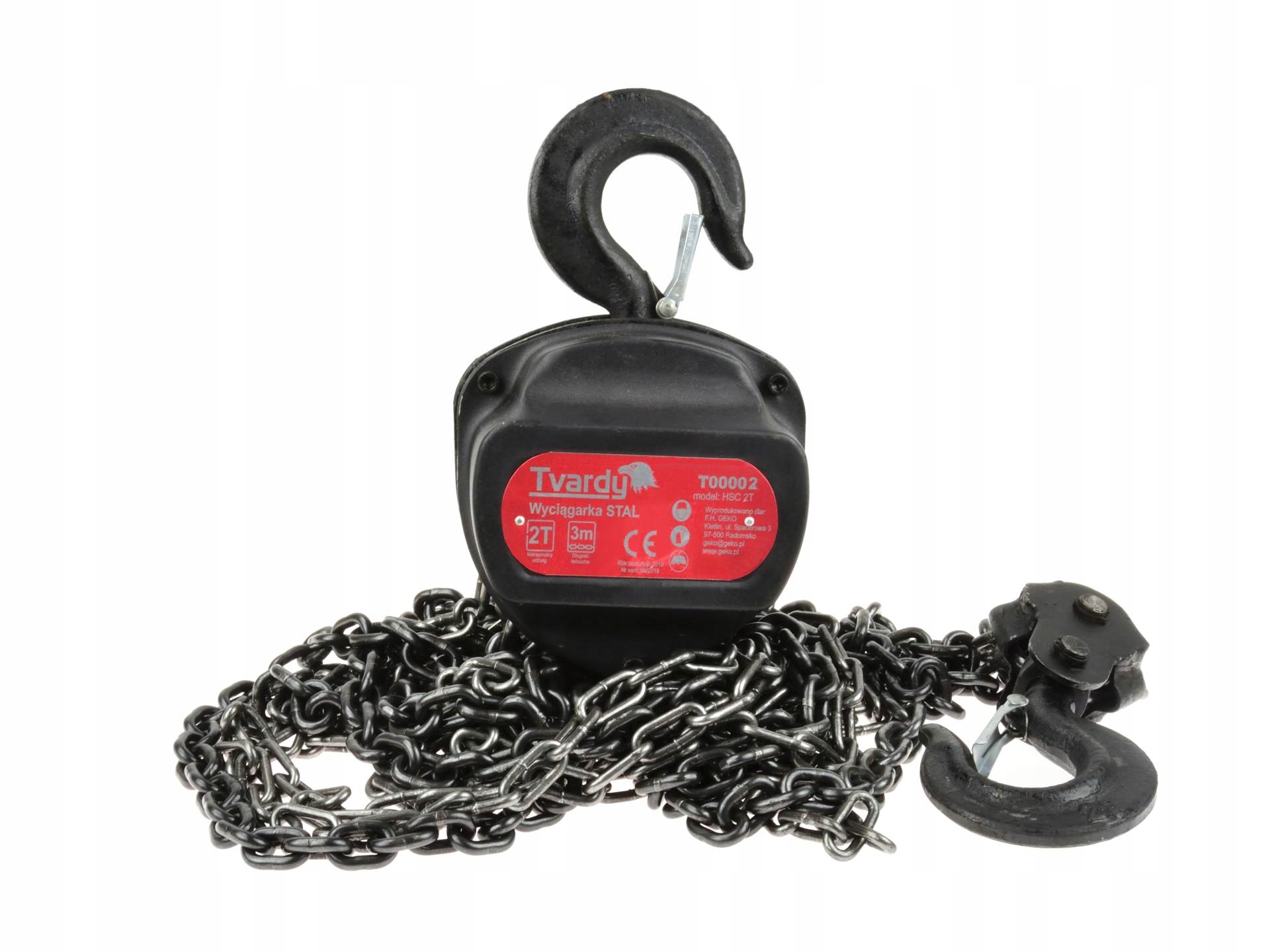 Стальная лебедка 2TX3M TVARDY T00002