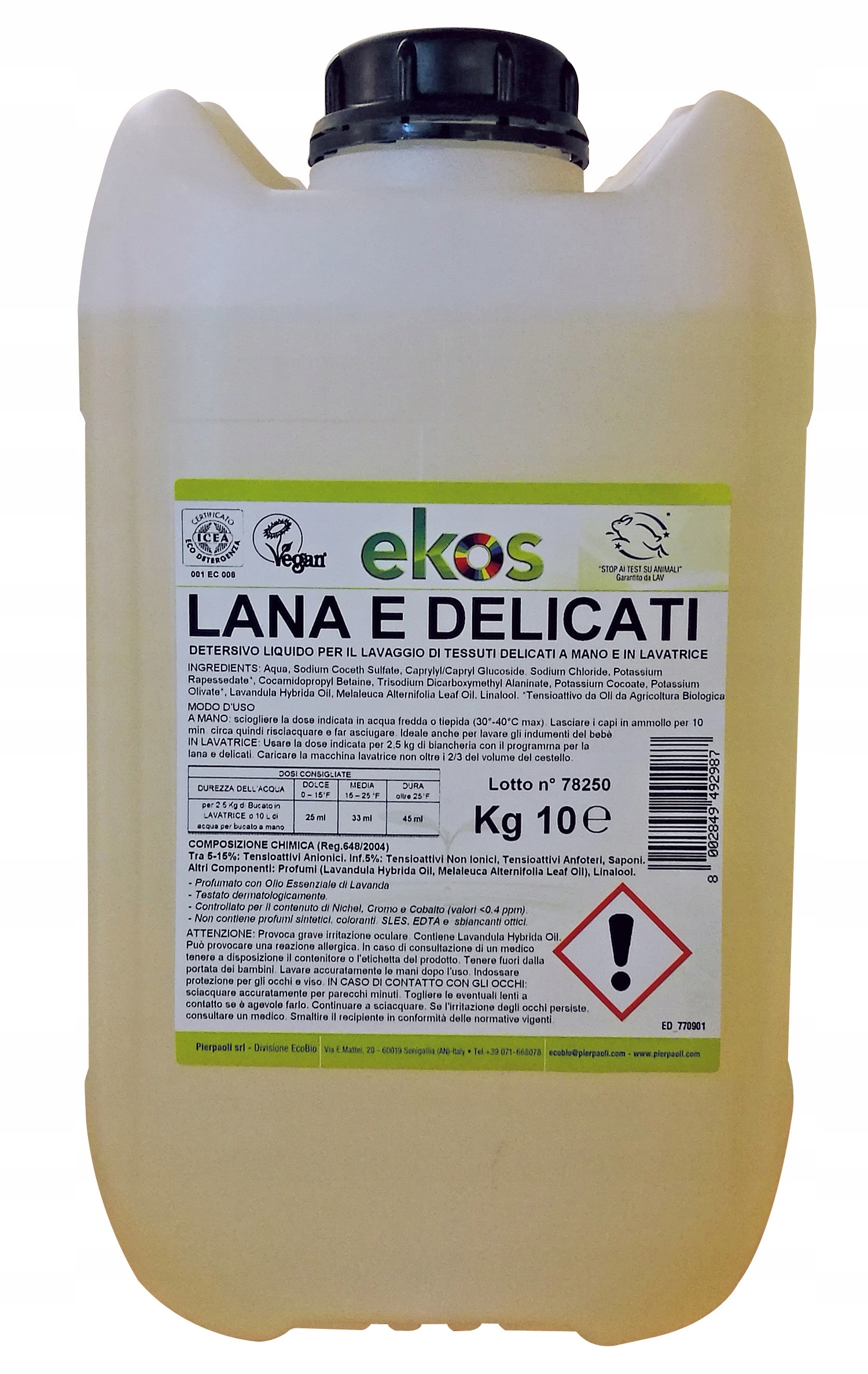 

Płyn Do Wełny I Delikatnych Tkanin 10 Kg Ekos