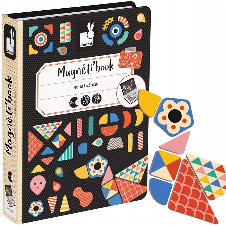 

Magnetibook Kształty Janod Układanka magnetyczna