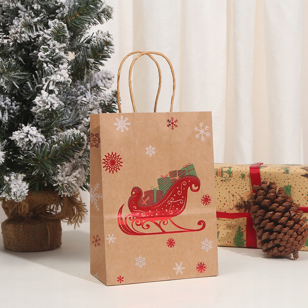 OZDOBNE TORBY NA PREZENTY TORBA NA PREZENTY ŚWIĄTECZNE TORBA NA PREZENTY Marka bez marki