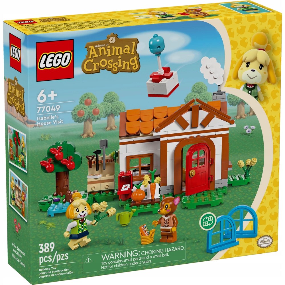Lego Animal Crossing Originální Sada Kostek Pro Návštěvu Isabelle 77049