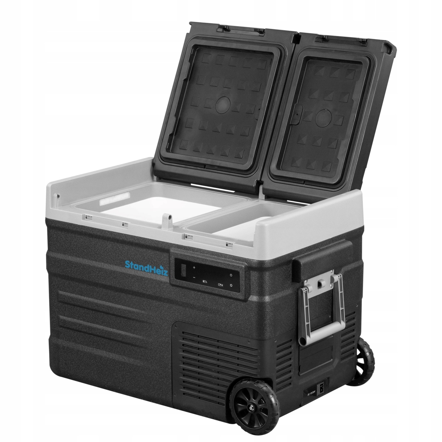 Lodówka Turystyczna 40L Dwukomorowa Kompresorowa 12V 24V 230V Standheiz