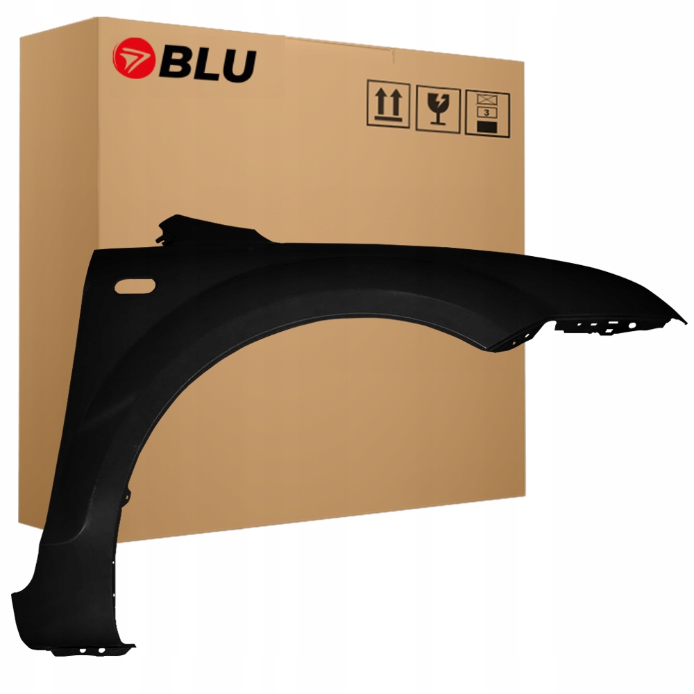 Blu Blatník Ford Focus MK2 II F8 pravý černý 04-08 přední pozink