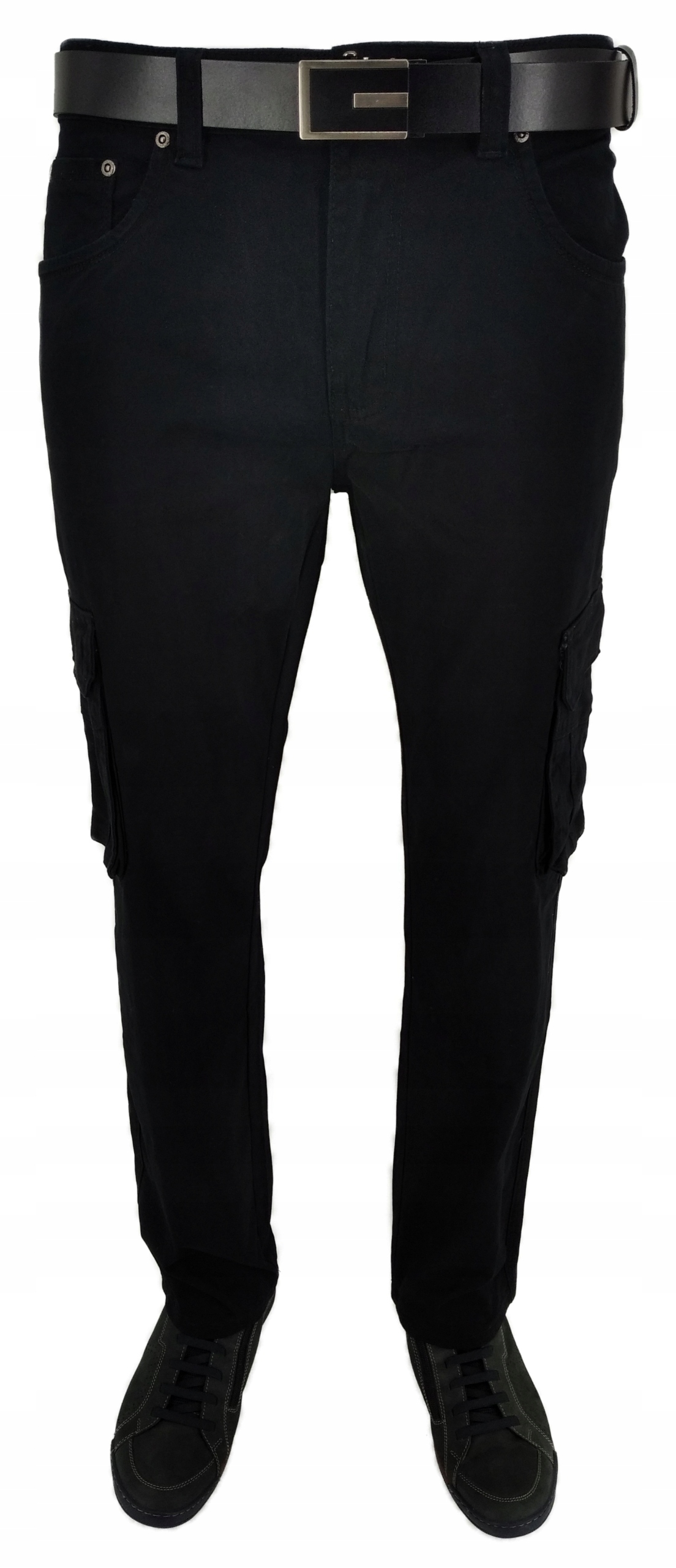 SPODNIE MĘSKIE BOJÓWKI CZARNE 0000 Marka inna