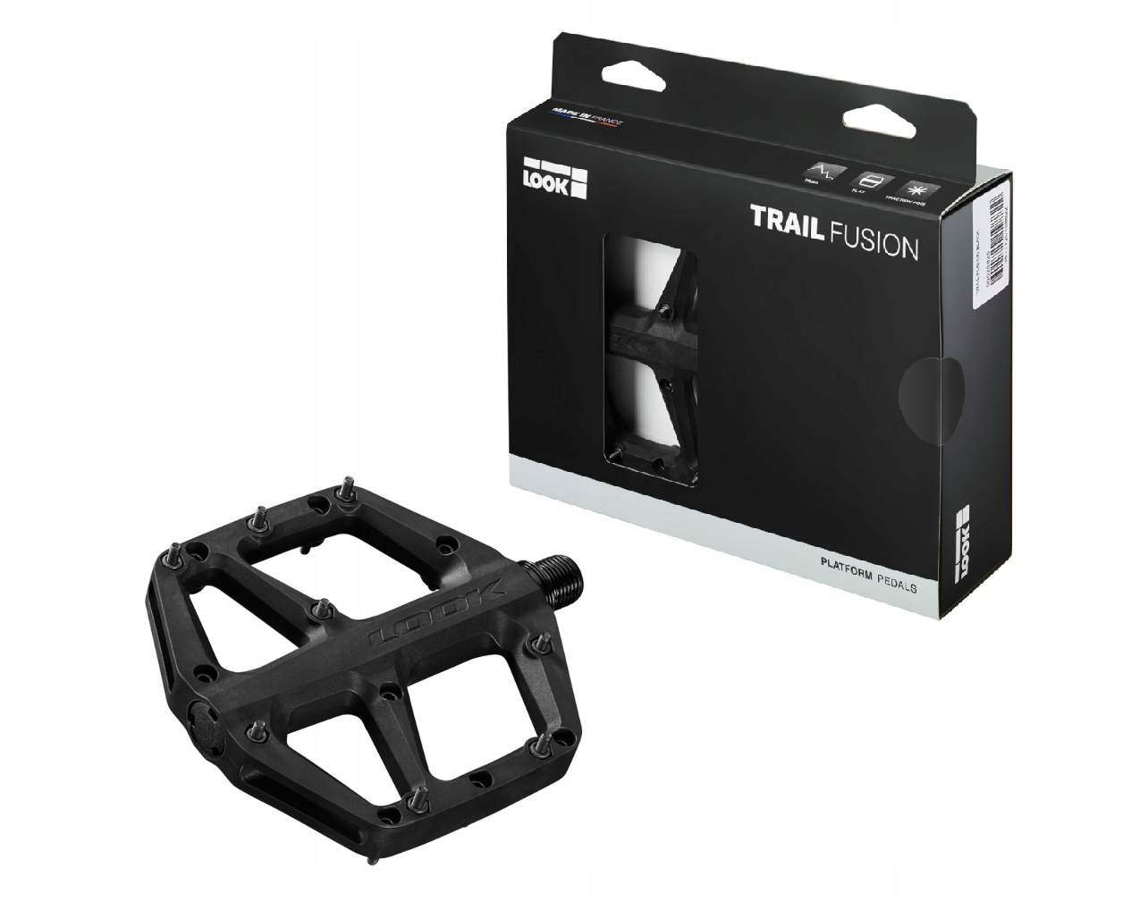 Pedały platformowe Look Trail Fusion Black czarne Trail Dh Fr e bike