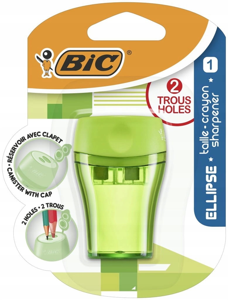 

Bic Temperówka Ellipse 2 otwory Blister