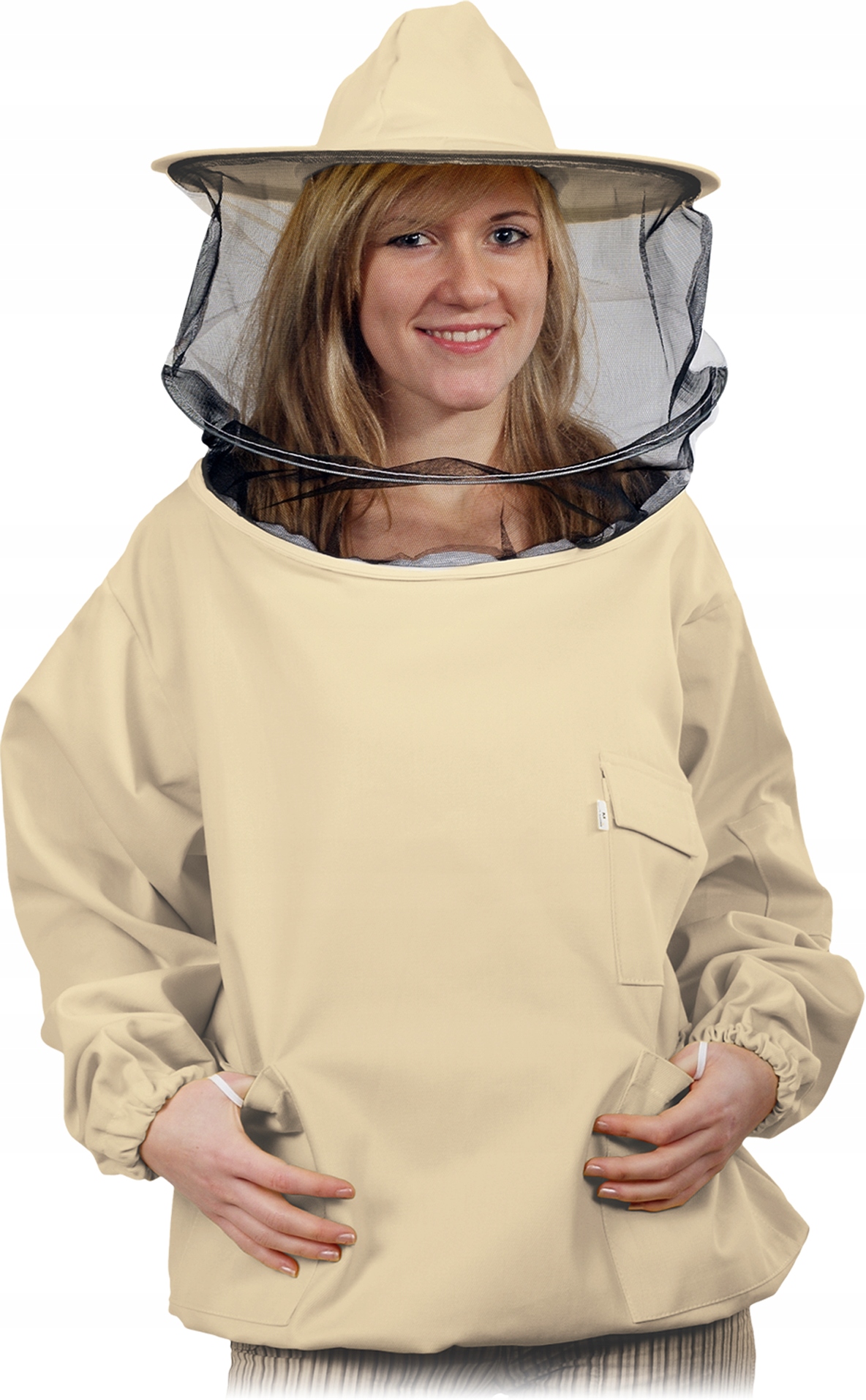 Mikina s včelařem Adamek a čepicí, vel L