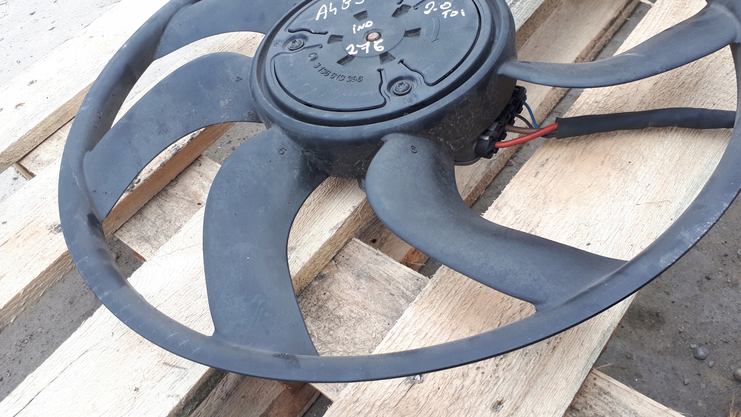 A4 B9 8W ventilátor chladiče vrtule A5 8W