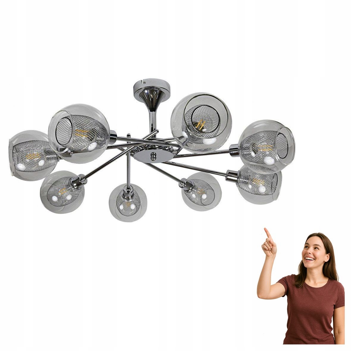 Stropná lampa Ozzo 38-72283 Candellux