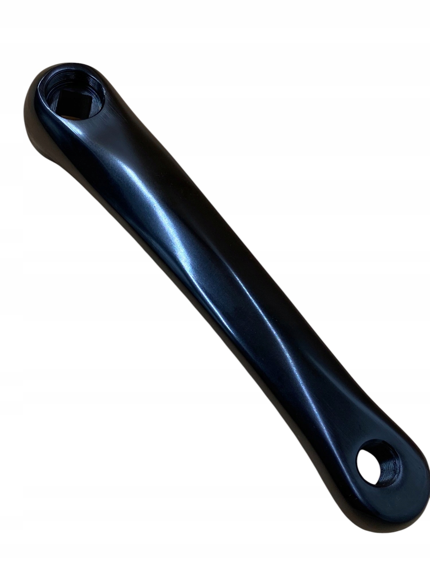 Korba rowerowa lewa KL-AL01 kwadrat 170mm czarny połysk Shimano zamiennik