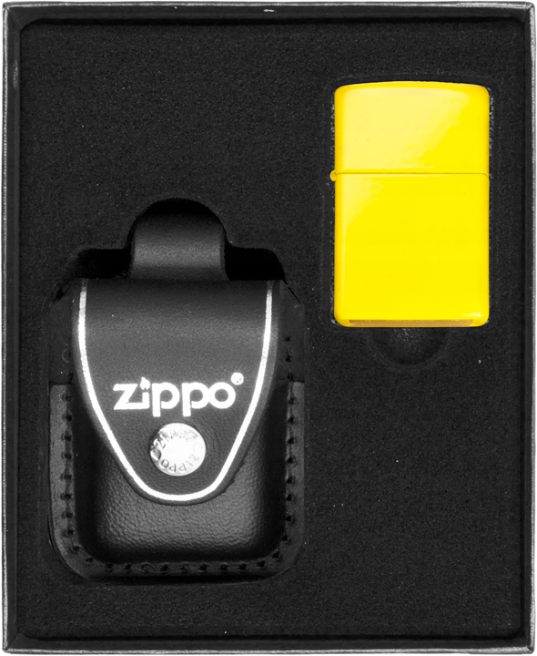 Zestaw ZIPPO Zapalniczka LEMON MATTE prezentowy*nr3