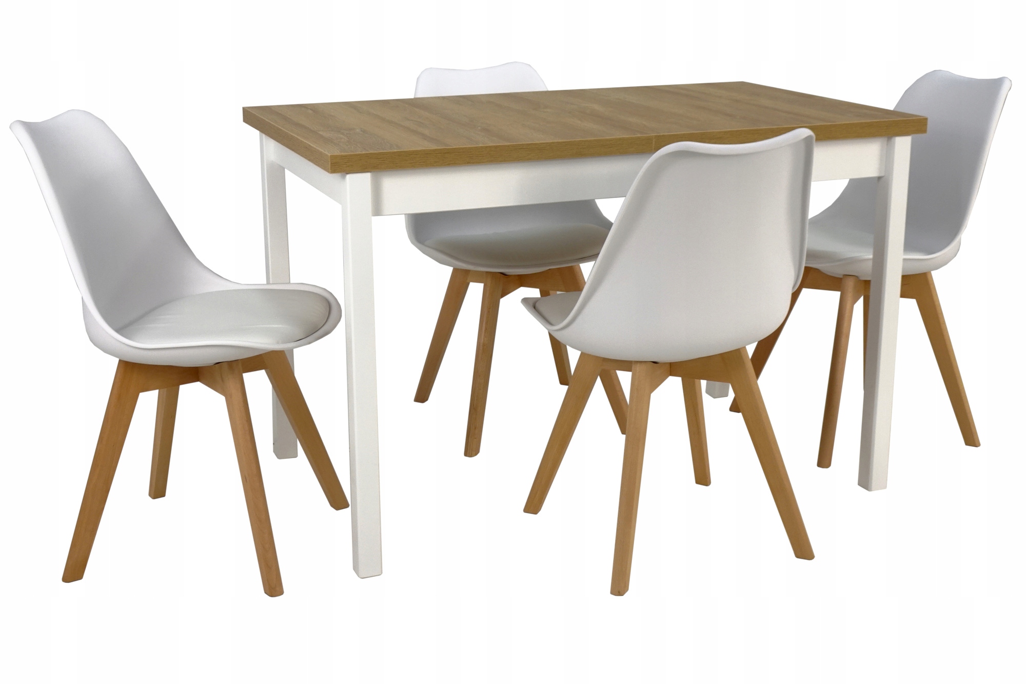 komplet mebli do salonu 4 krzesła stół 160 cm