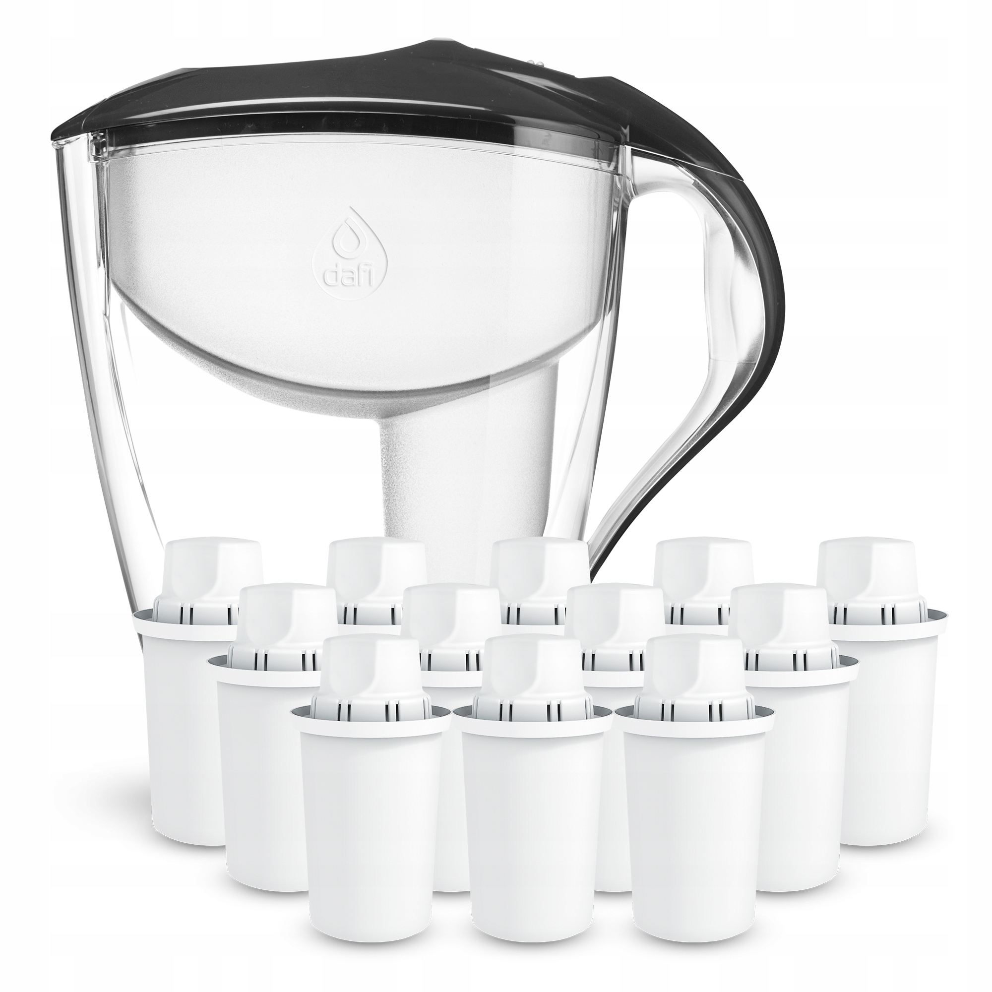 Džbán Dafi Astra grafitový 3l 12 náplní Classic