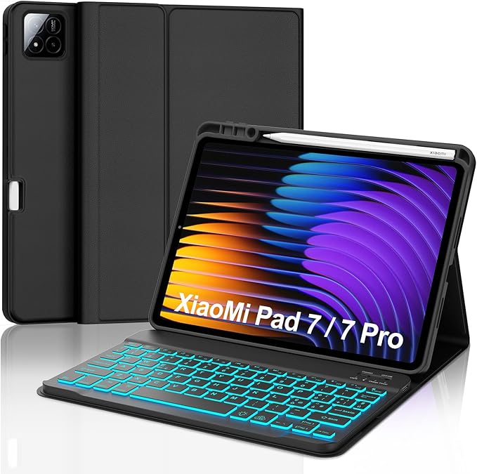Etui Iveoppe do Xiaomi Pad 7/7Pro 11.2" 2025 Case Bluetooth zdejmowana