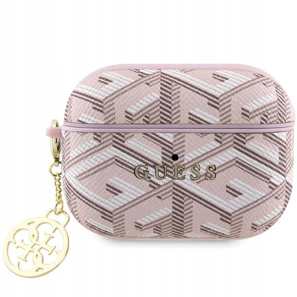 Pokrowiec Guess GUAP2PGCE4CP różowy z charmsami do AirPods Pro 2