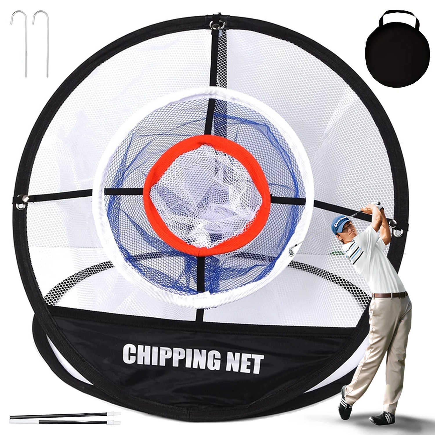 Siatka Treningowa Do Golfa Chipping Nylonowa Do Domu I Ogrodu