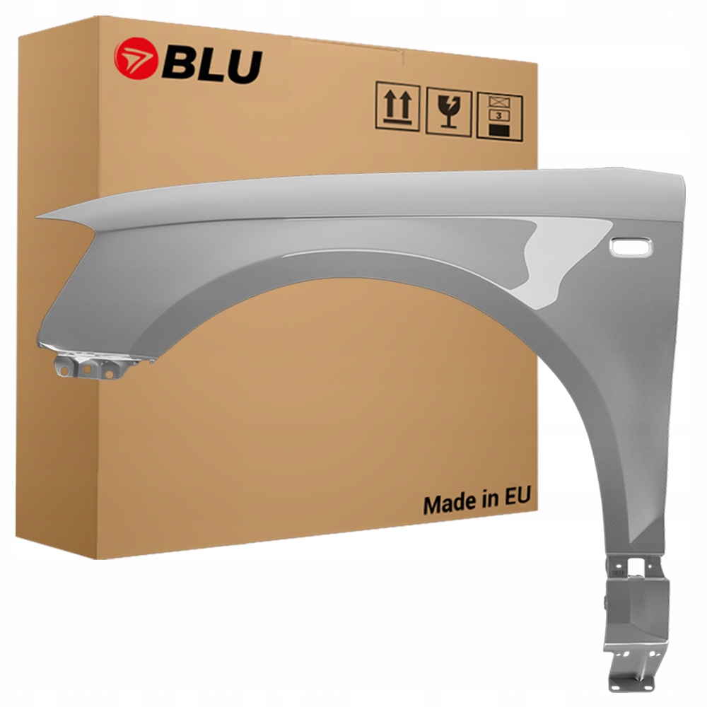 Blu Blatník Audi A3 8P LY7W levý stříbrný 03-08 přední