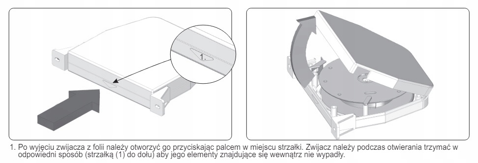 Zwijacz ANTRACYT na TAŚMĘ / PASEK DO ROLET ZEWNĘTRZNYCH PORTOS Stan opakowania oryginalne