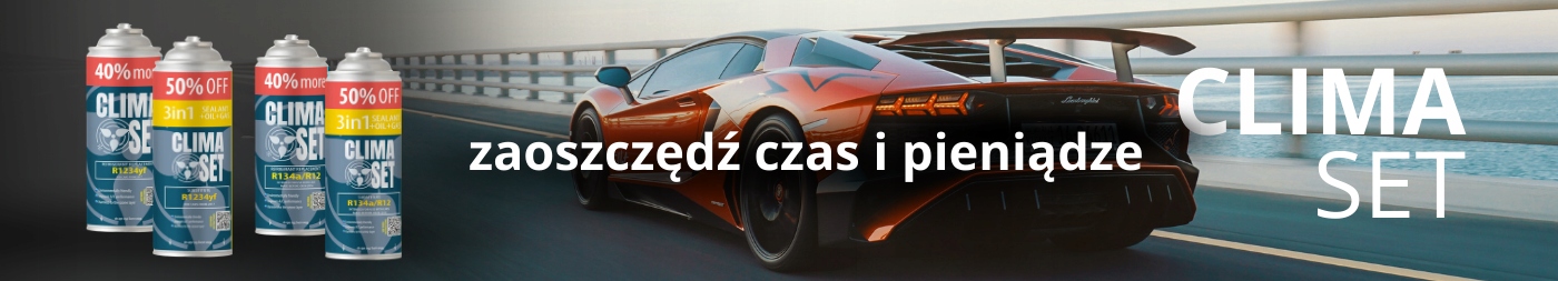 Gaz do klimatyzacji samochodowej R1234YF ClimaSet Numer katalogowy producenta P-U-0001c