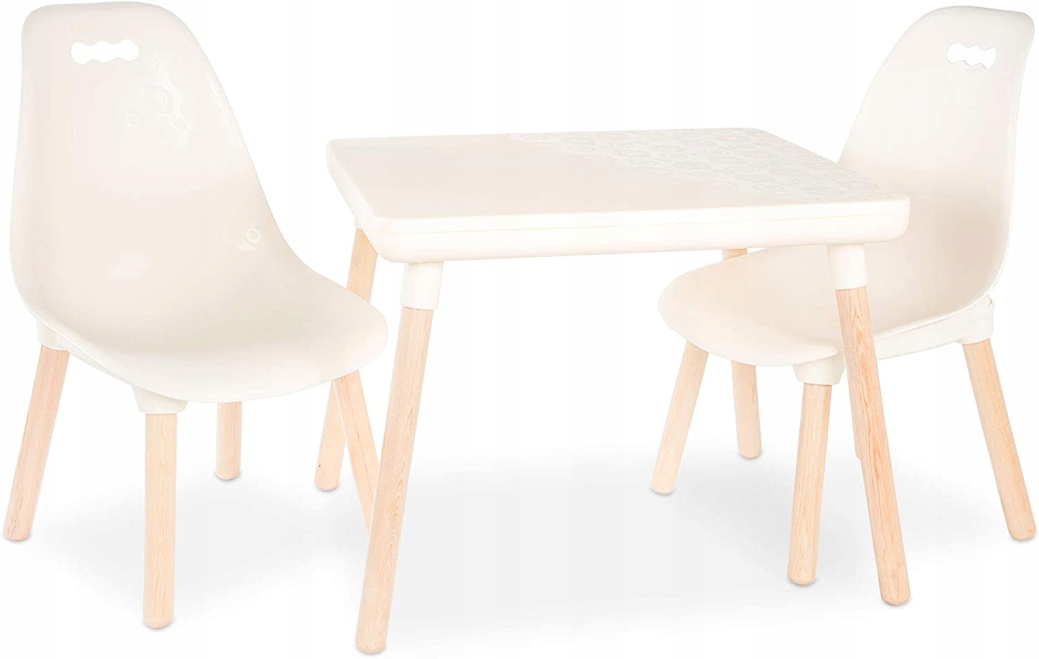 B.Toys Stół i krzesła w kolorze kości słoniowej