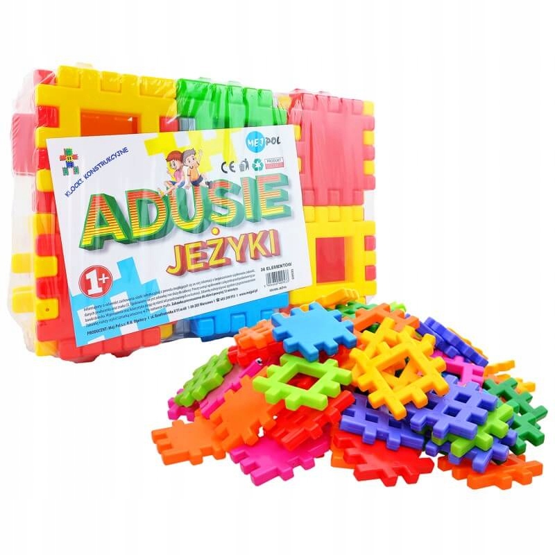 

Klocki Konstrukcyjne Adusie Jeżyki 36 El.
