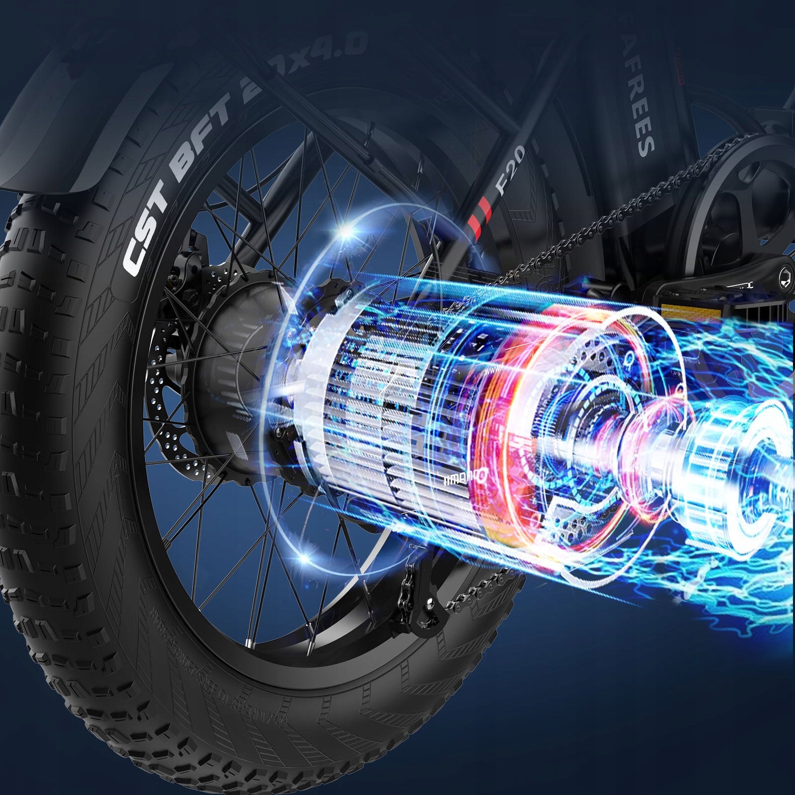 Rower elektryczny FAFREES F20 Max 22.5AH 45KM/H Rozmiar koła (