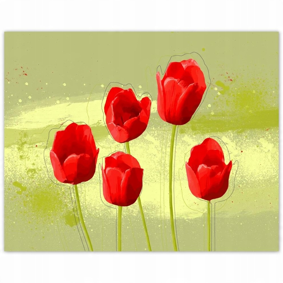 

Plakat 50x40 Maki Abstrakcja