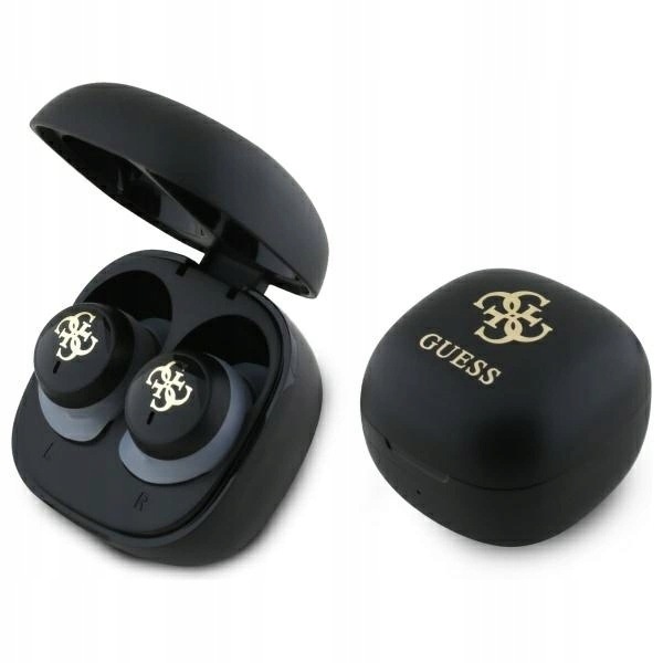 Bluetooth sluchátka Guess Iridescent 4G Printed Logo Tws dokovací stanice
