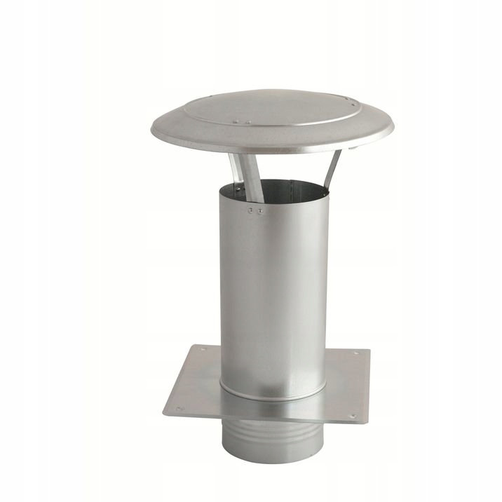 Daszek z podstawą na rurze fi 200 ocynk DARCO