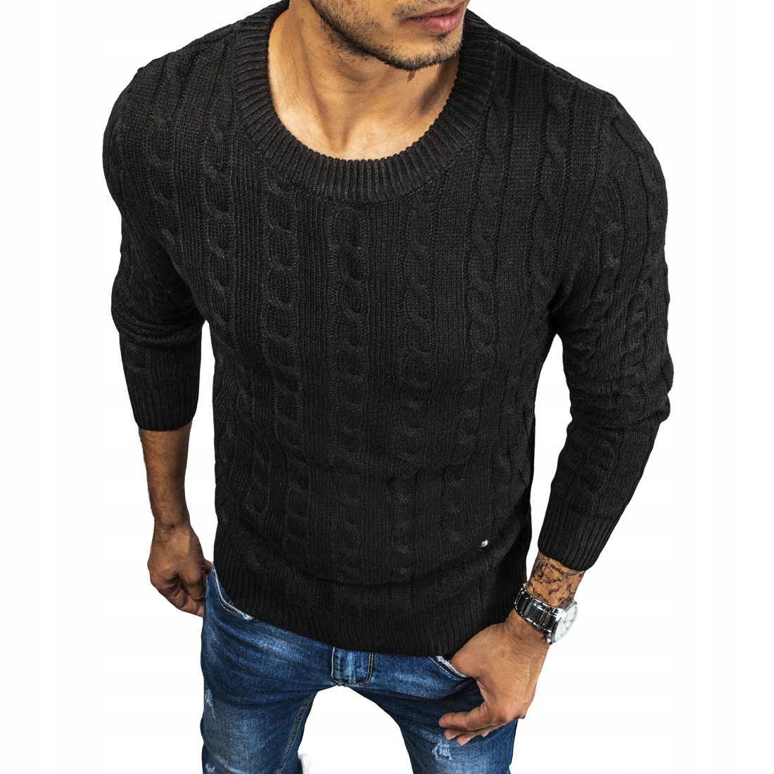 SWETER MĘSKI KLASYCZNY roz. XL