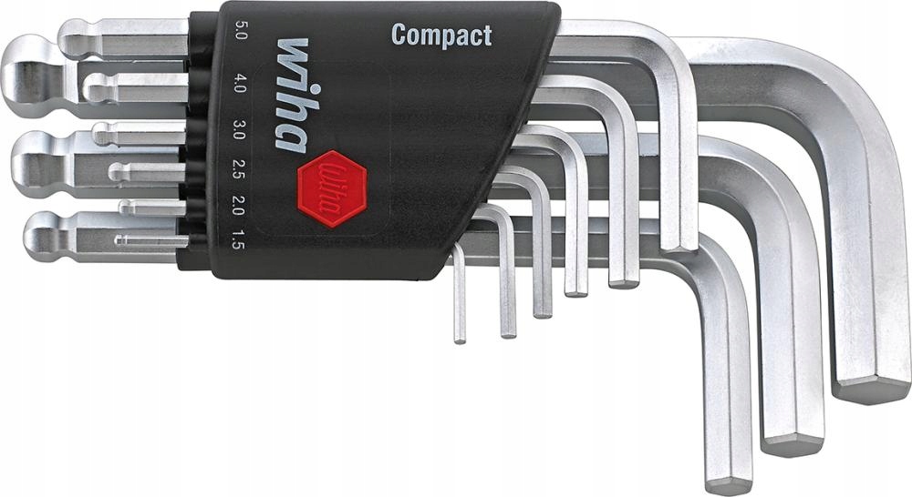 

Wiha Zestaw Imbusy z kulką klucze 1,5-10mm 9szt