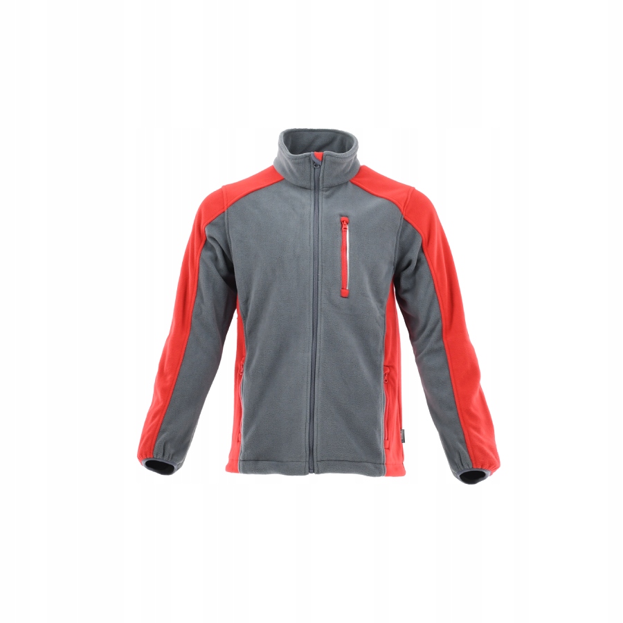 Polar Roboczy, Bluza Polarowa Standard Plus Sara szaro-czerwona r. L