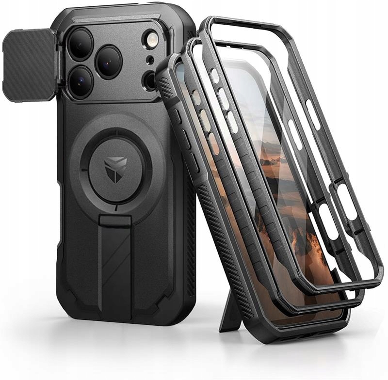 Dexnor Pancéřové Pouzdro Pro Iphone 17 Pro Max Chránící Displej Fotoaparátu Pro Magsafe