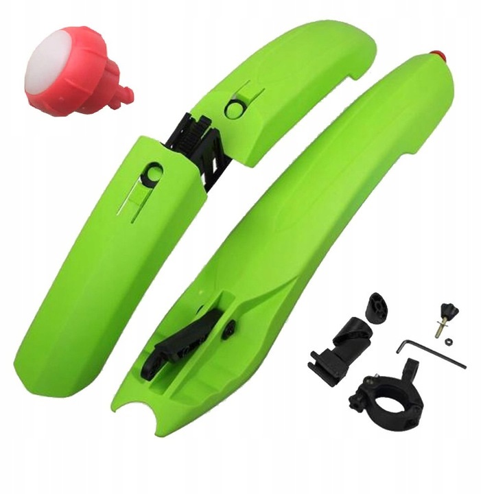 

Błotniki Rowerowe Wachlarze Led 26 27 28 29 Zielon