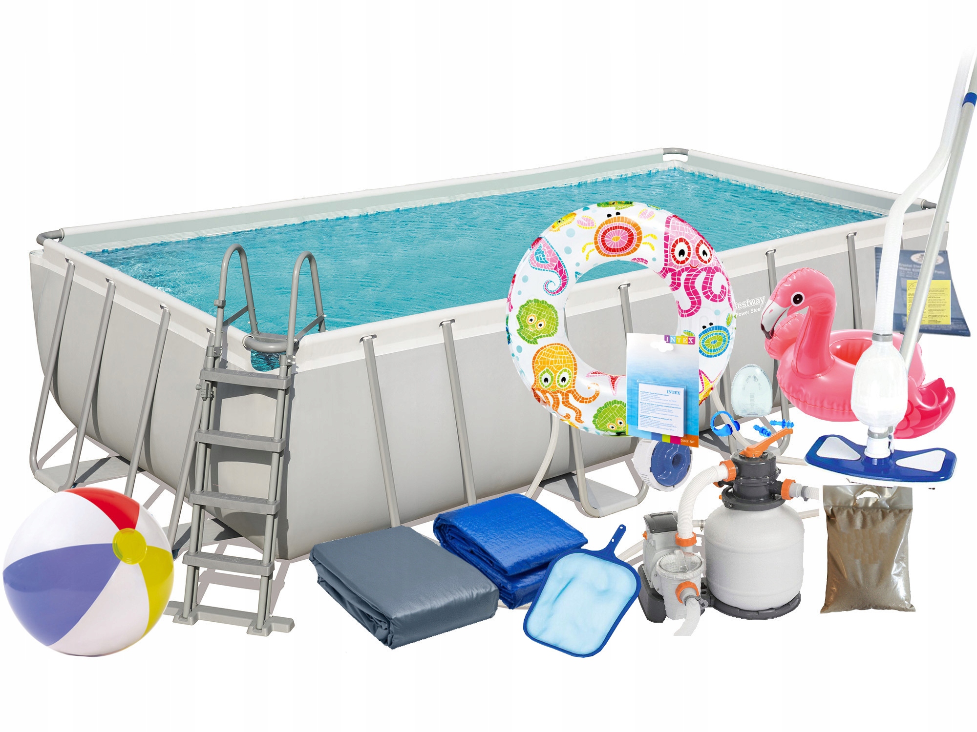 

Bestway 56466 15w1 Basen 549x274x122cm Odkurzacz