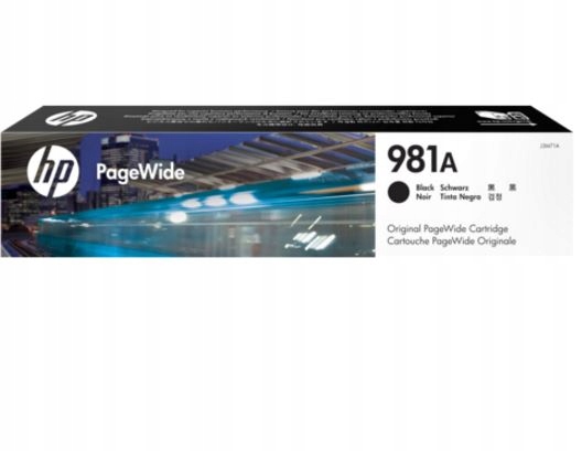Hp 981A čierna atramentová kazeta, J3M71A