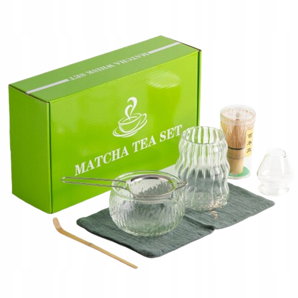 Levně 7X Sada Štětců Na Čaj Podložka Pod Chasen Pro Matchy Sklo Šálek