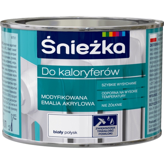 

Śnieżka Emalia Akrylowa Farba do Kaloryferów 400ml