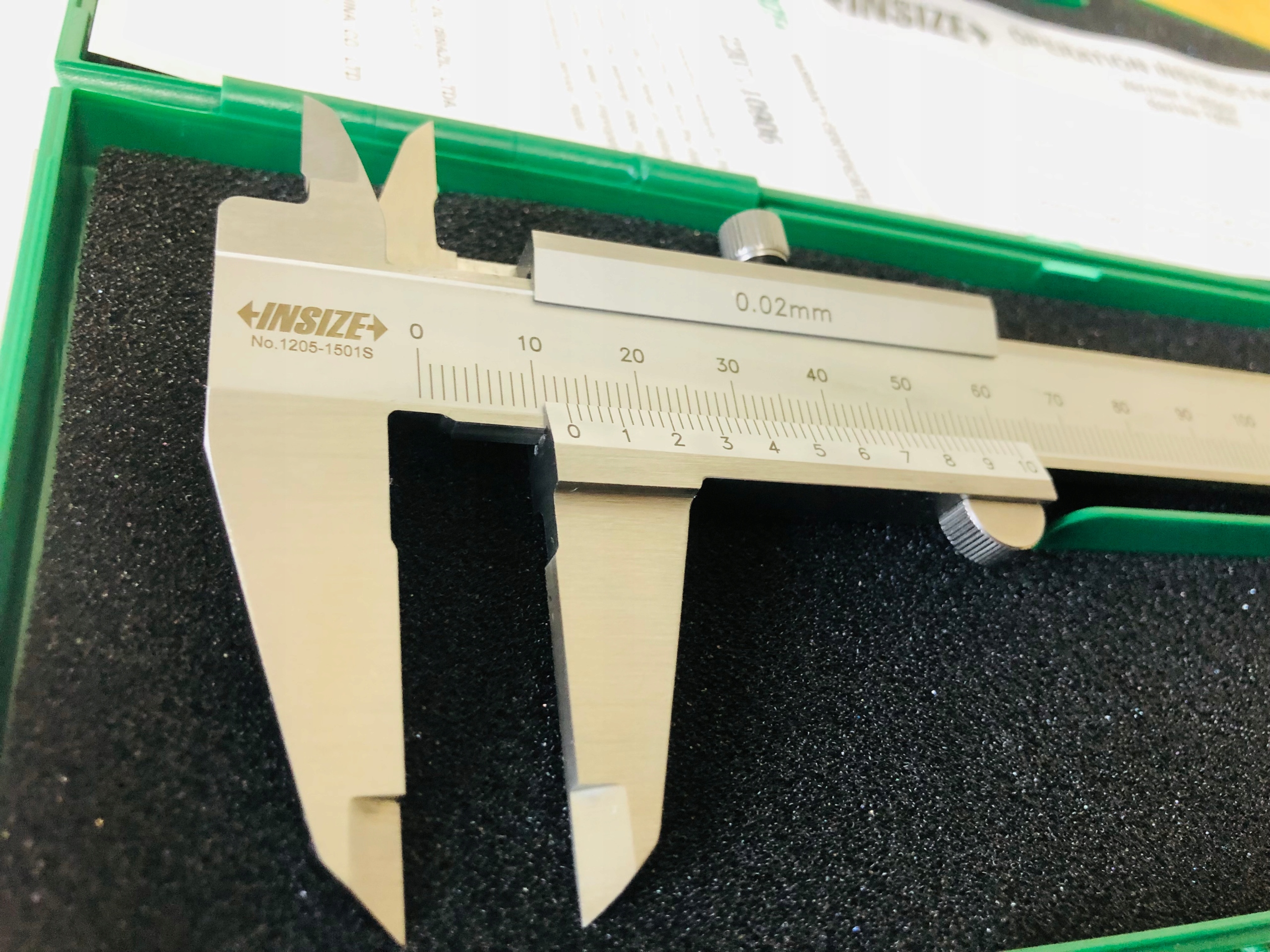 INSIZE Suwmiarka noniuszowa 150 mm x 0,02 mm INOX Marka Insize