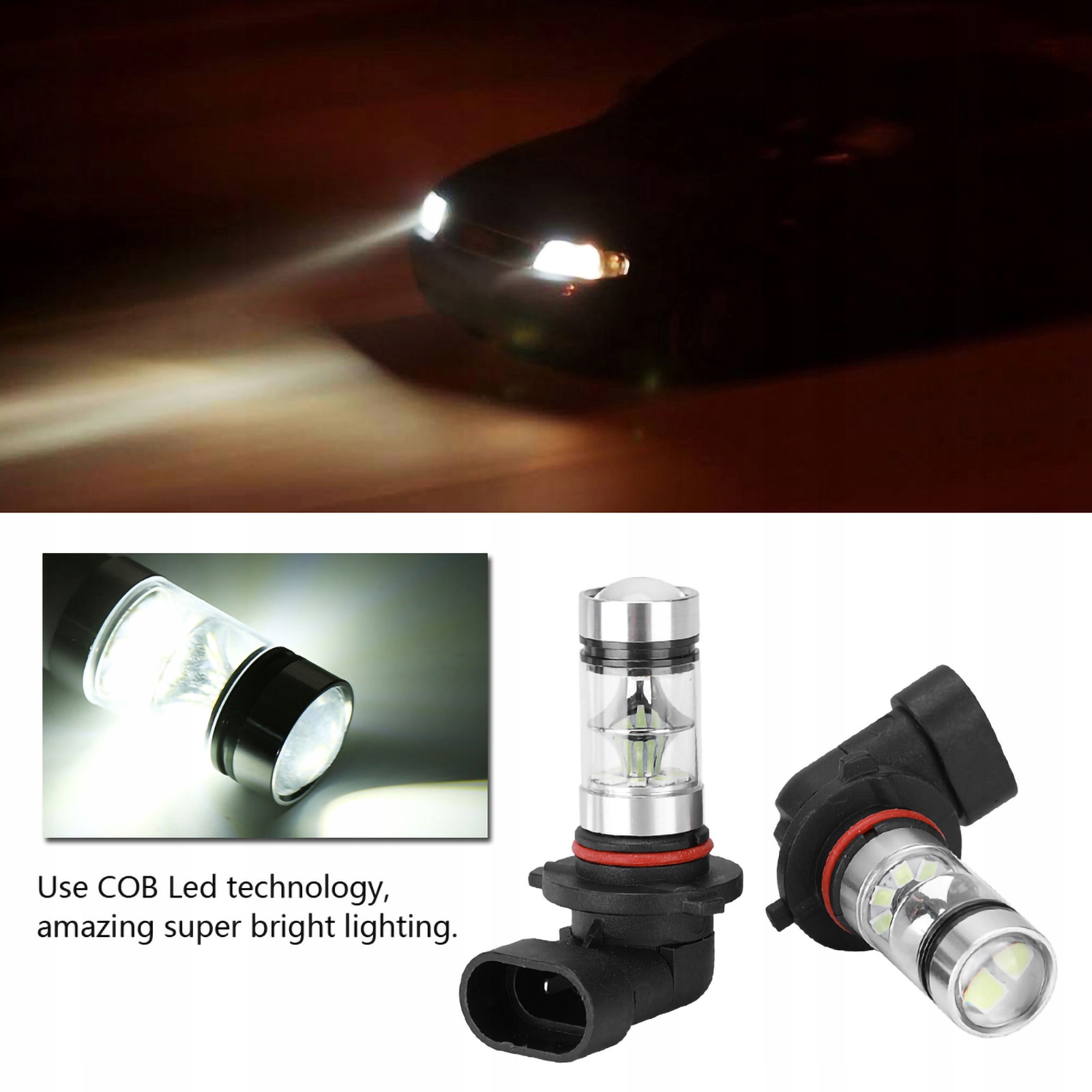 2 SZTUK H10 10W 8000K BIAŁE ŻARÓWKI LED Typ samochodu 4x4/SUV