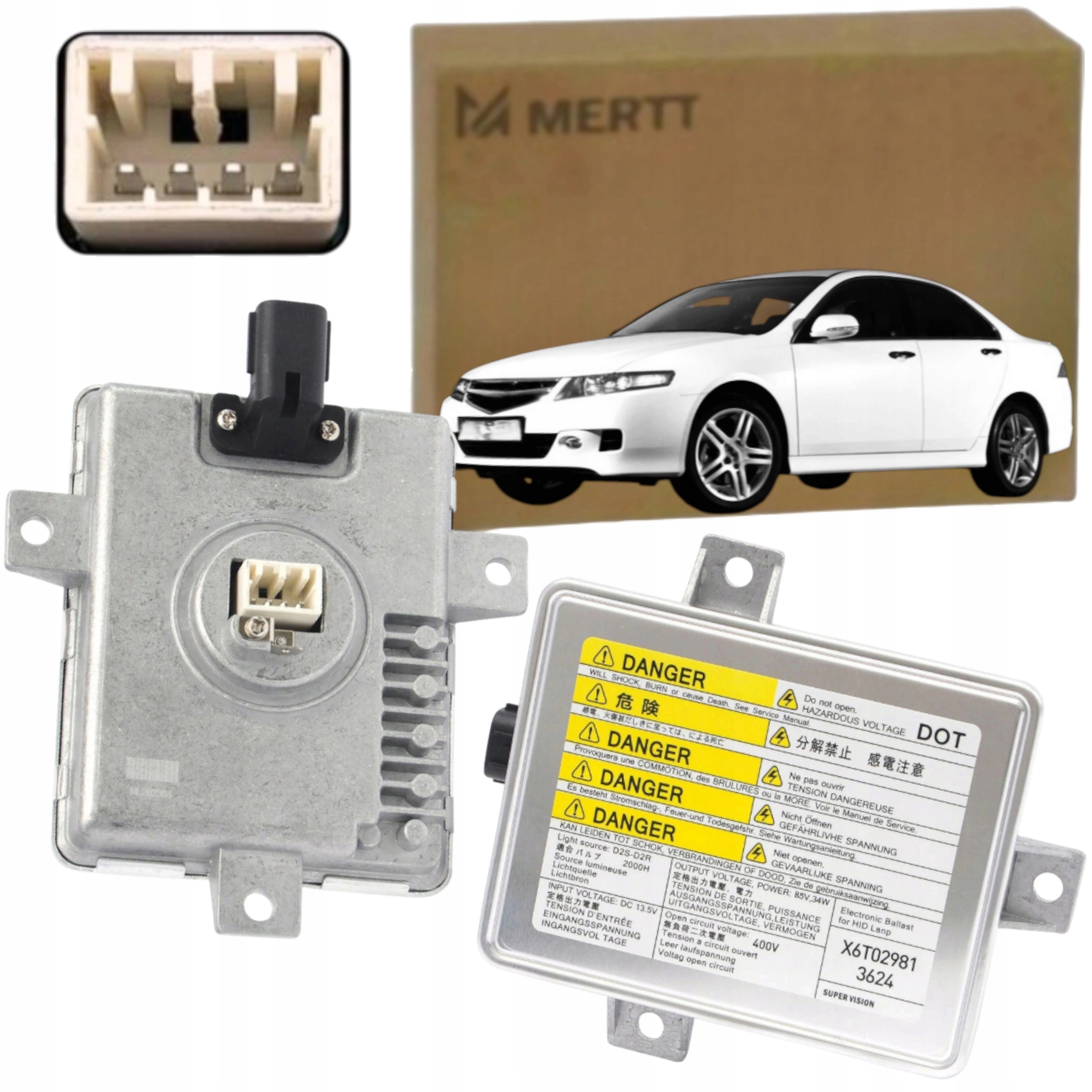 Měnič Napětí Světel Xenon Honda Mazda Mitsubishi Acura W3T11371