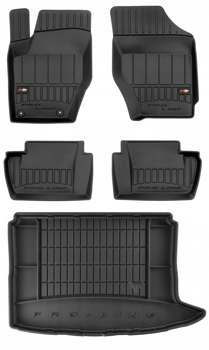 3D Sada koberců a rohož do kufru Citroen C4 1 Coupe 2004-2010