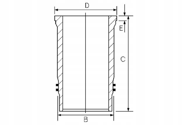 TULEJA CYLINDRA RVI MIDLUM PREMIUM 2 VOLVO 8700 8900 B6 B7 FE FE II Producent części Goetze