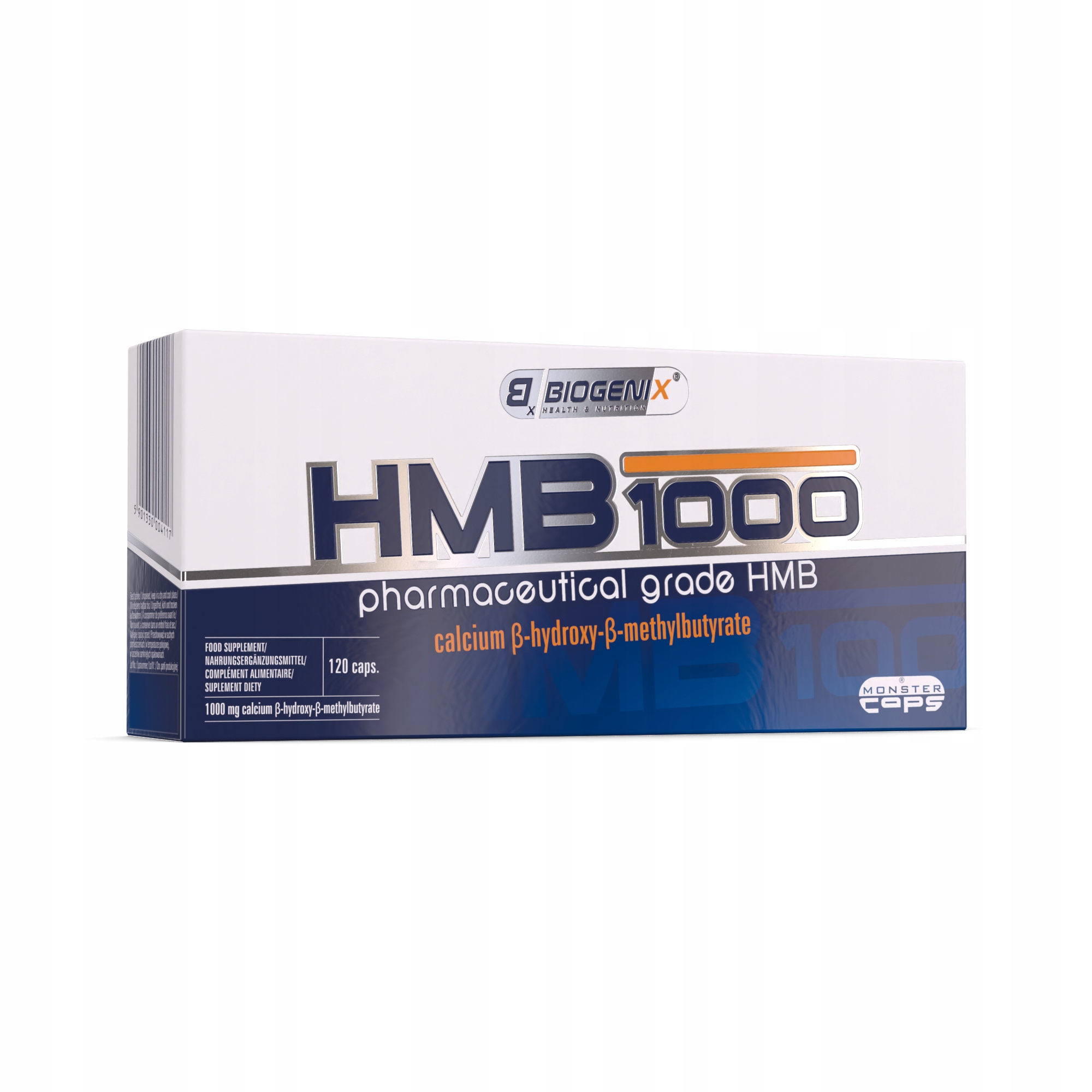 BIOGENIX HMB 1000 120kaps REGENERACJA SIŁA